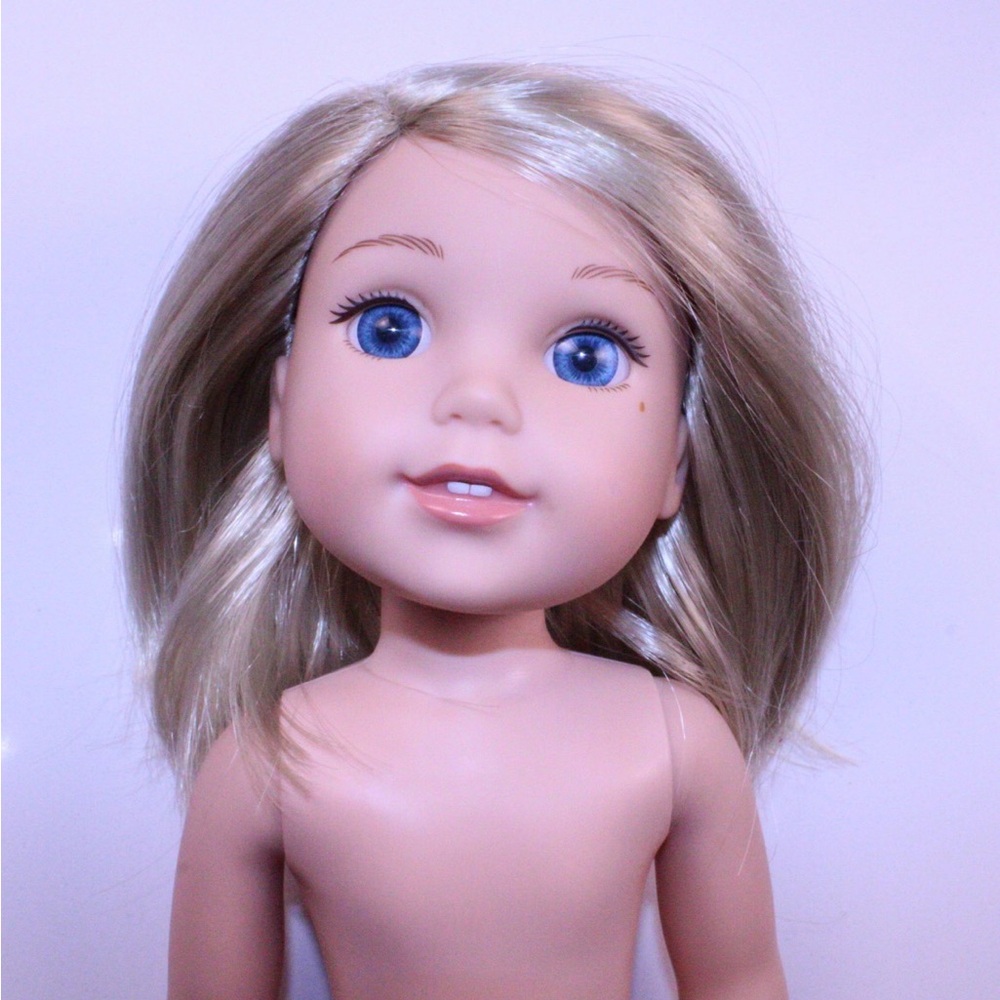 American Girl (WellieWishers) - Camille - Blonde Hair + Blue Eyes - 14.5” Doll